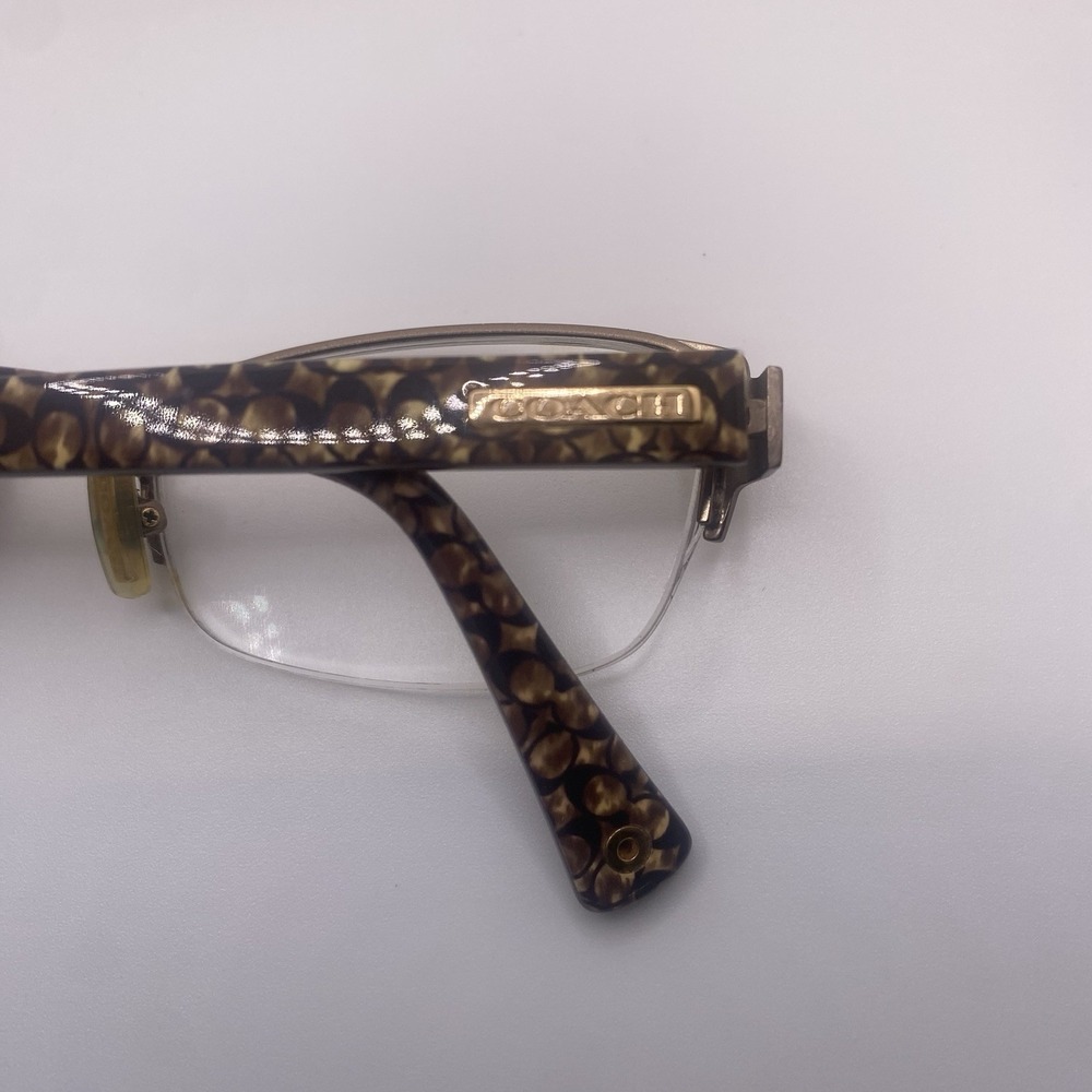 Coach Eyeglasses FRAME ONLY HC5053 Eulalia Half Rim 52-18-140 Sand Beige 790 - Picture 4 of 15